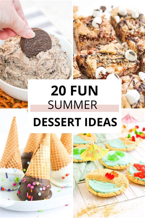 Easy and Fun Summer Dessert Recipes for Parties, Picnics & Pools - The ...