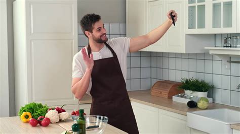 végétalien cuisson, Masculin chef, en bonne santé alimentaire ...