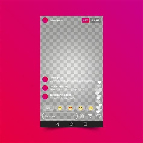 Live Stream Instagram Interface Style
