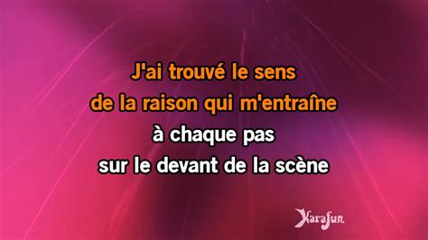 Karaoké Le sens de la vie - Tal