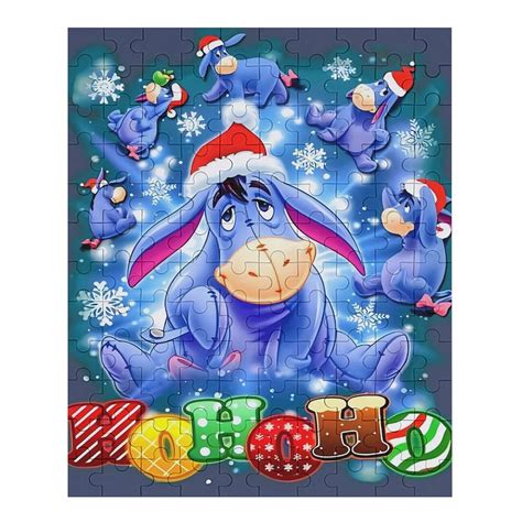 Christmas Winnie- The- Pooh Christmas Jigsaw Puzzles Interlocking ...