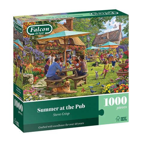 Falcon Summer at Pub Jigsaw Puzzle 1000 Pieces | Hobbycraft