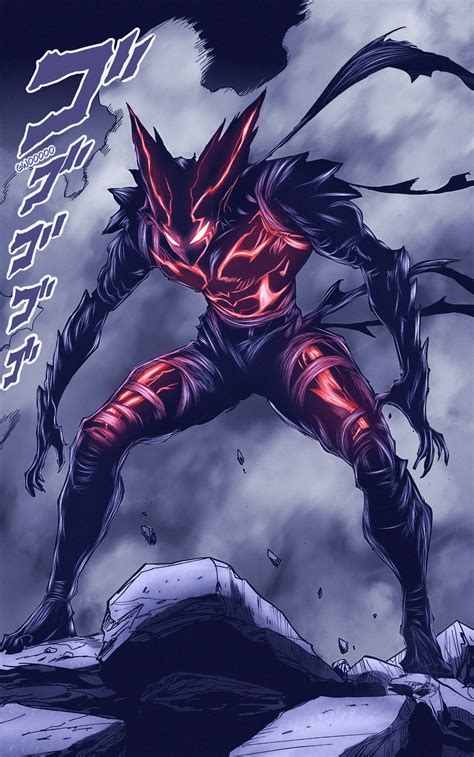 Garou monster👹 colored by me : r/OnePunchMan