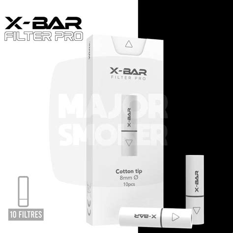 X-BAR Filter Pro | Filtres X-Bar Blanc | MajorSmoker