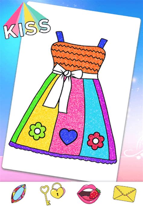 Glitter Dress Coloring Game for Android - Download