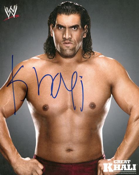 Great Khali signed 8x10 Photo – Signed By Superstars