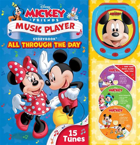 Disney Mickey Mouse: All Through the Day Music Player Storybook: Amazon ...