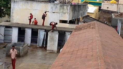 Students escaping from school - YouTube