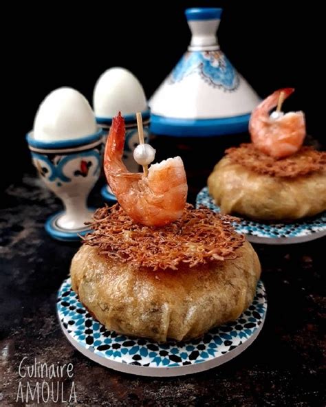 Pastilla aux fruits de mer à la sauce blanche - Culinaire Amoula ...