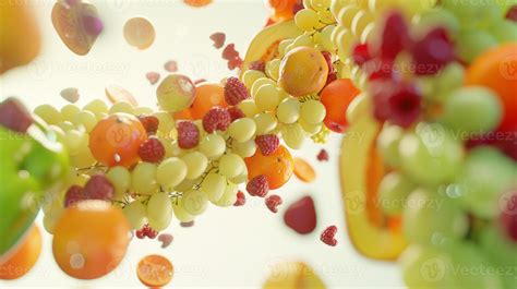 Flowing layout of rotating fruits forming a flowing pattern 46603648 ...