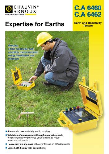 C.A 6460 C.A 6462 - CHAUVIN ARNOUX - PDF Catalogs | Technical ...