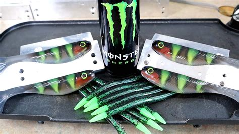 Let's Make MONSTER ENERGY Theme Fishing Lures + GIVEAWAY - YouTube