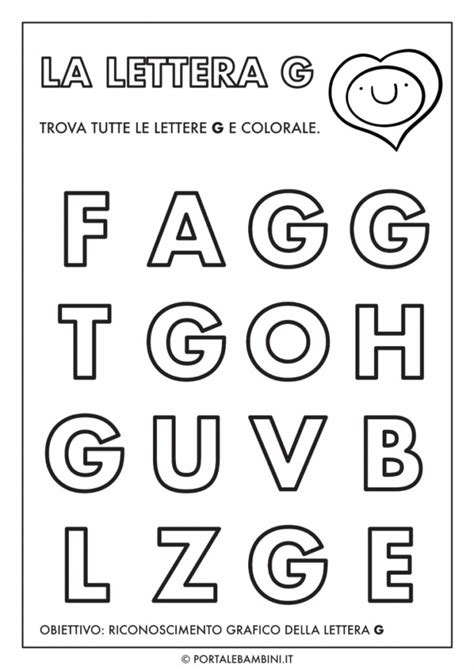 Parole con la G - Elenco e Schede Didattiche