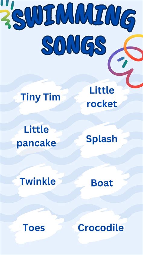 Instant Download Swimming Songs - Etsy