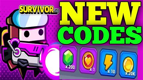 HURRY UP SURVIVOR.IO PROMO CODES 2023 - SURVIVOR.IO CODES 2023 - YouTube