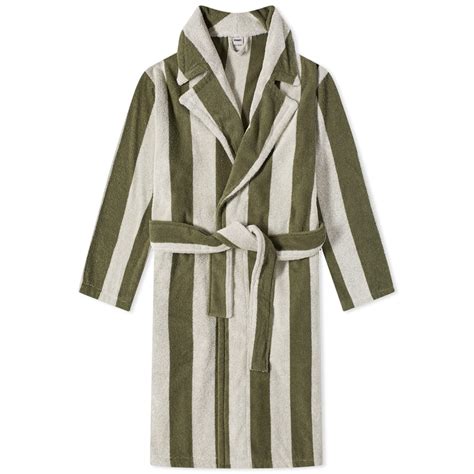 HOMMEY Dressing Gown Matcha Stripes | END. (US)