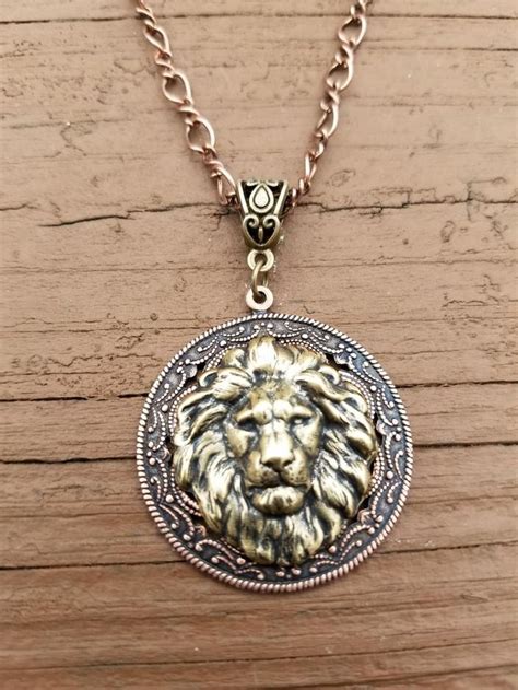 Lion Necklace - Etsy | Jewelry, Lion necklace, Necklace etsy