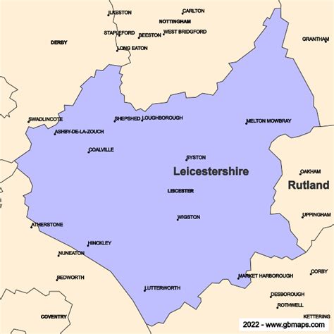 Loughborough United Kingdom On A Map