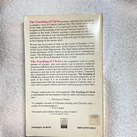 The Teaching of Christ by Donald W. Wuerl, Thomas C. Lawler, Ronald D ...