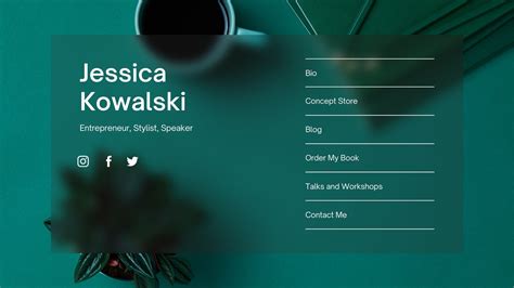 Bio Website Template Free - FREE Printables