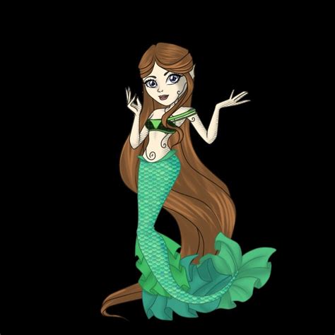 Brunette mermaid, made on Avatar Maker: Monsters. Avatar Maker ...
