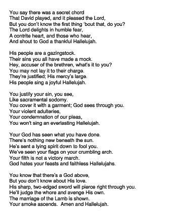 Leonard Cohen - Hallelujah Leonard Cohen Hallelujah Song Lyrics ...