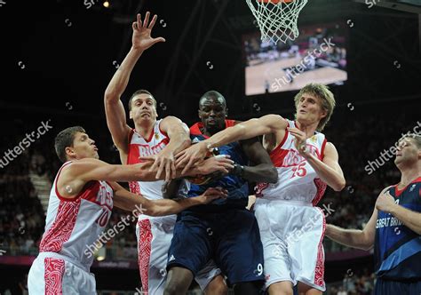 Olympics London 2012 Mens Basketball Rus Editorial Stock Photo - Stock ...