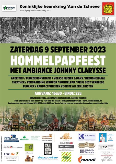 Hommelpapfeest met ambiance Johnny Clarysse zaterdag 9 september 2023 ...
