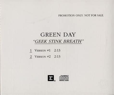 Green Day Discografías: Geek Stink Breath