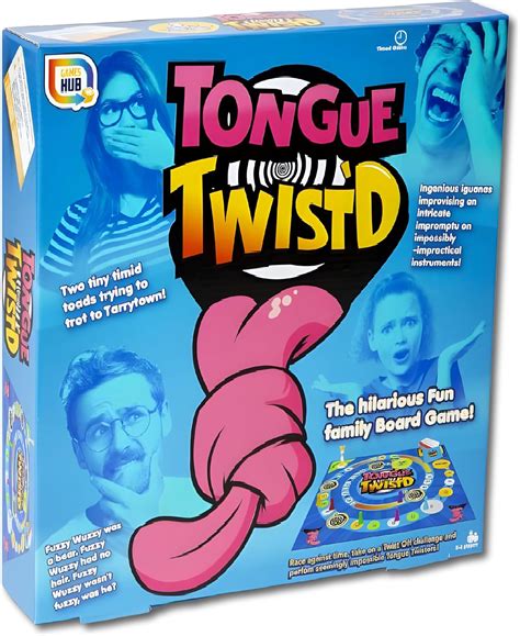Tongue Twist’d Family Board Game Kids & Adults Activity Tongue Twister ...