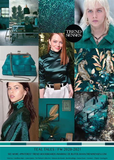 TEAL TALES / FW2020-2021 | Color trends fashion, Fall fashion trends ...