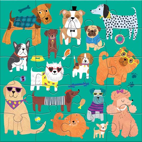 Cats & Dogs Magnetic, 40 Pieces, Mudpuppy | Puzzle Warehouse