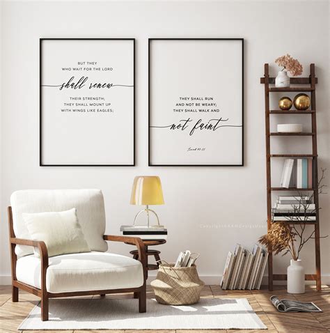 Isaiah 40:31 ESV Bible Verse Printable Wall Art Scripture - Etsy UK