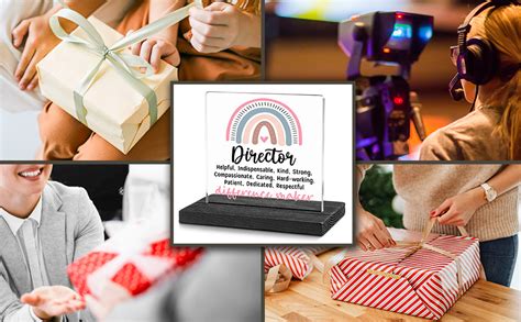 Appreciation Gifts for Directors, Director Gifts for Women Teacher School Director, Thank You Gift for Director Retirement Christmas Birthday, Director Desk Plaque for Home Office WDSS83