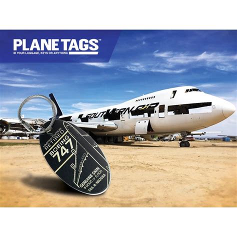 Boeing 747 Plane Tag N820SA - Army-Shop