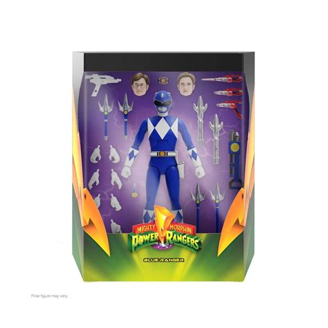 Mighty Morphin Power Rangers - Figurine Ultimates Blue Ranger 18 cm ...