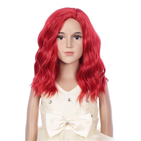 RightOn Red Wig for Girls Short Curly Red Hair Synthetic Wigs for ...