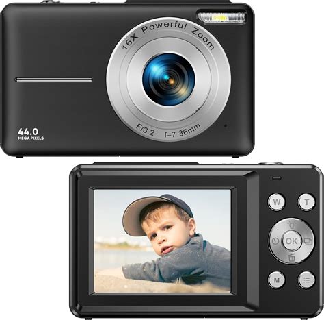 Aparat cyfrowy, 1080p, aparat kompaktowy FHD, 44 MP, vloging, przenośna ...