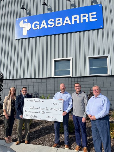 DCI Receives Donation from Gasbarre Products, Inc. | Dickinson Center, Inc.