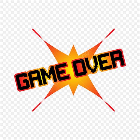 Game Over Clipart Hd PNG, Game Over, Game, Game Over Design PNG Image ...