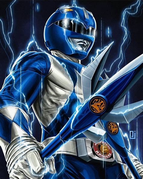 Blue Ranger | Power rangers fan art, Power rangers poster, Power rangers