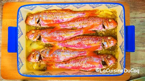 Rougets grillés au four recette SUPER FACILE