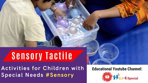 Sensory Tactile Activity, Autism (‪@Help4Special‬ )