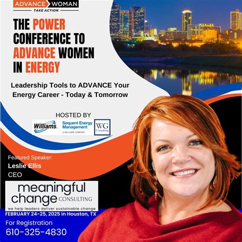 WOMEN ENERGY LEADERS! In a world of constant flux, how can you balance ...