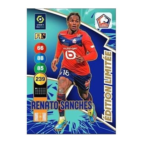 Offer Soccer Cards Renato Sanches LOSC Lille Edition Limitee Adrenalyn ...