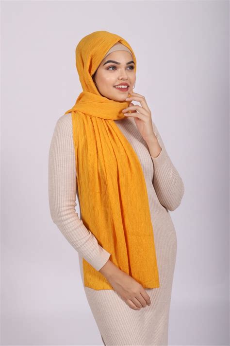 Grab Your Cloak Couture Mango Ribbed Cotton Hijab Online at Affordable ...