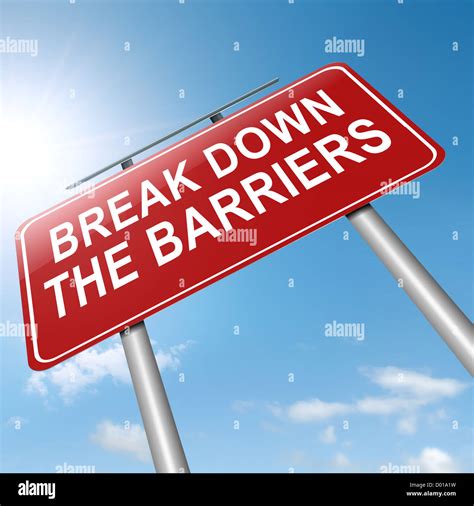 Breaking barriers concept hi-res stock photography and images - Alamy