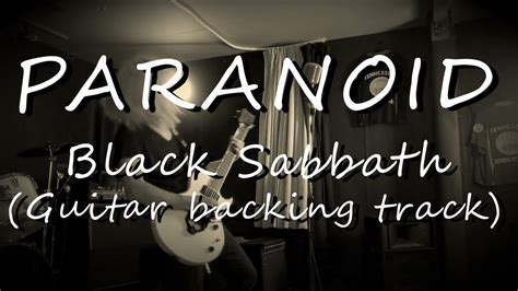 PARANOID (Black Sabbath) Guitar Backing Track Guitar Karaoke