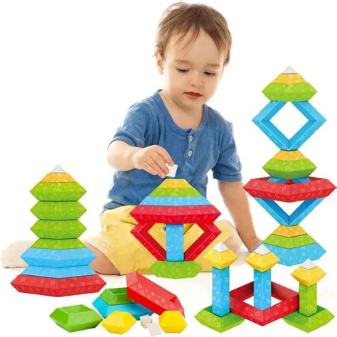 toys 2 3 4 5 year old boys girls pyramid stacking building - {region_name}