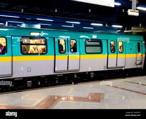 Cairo, Egypt, February 17 2025: The third line of The Cairo tunnel ...